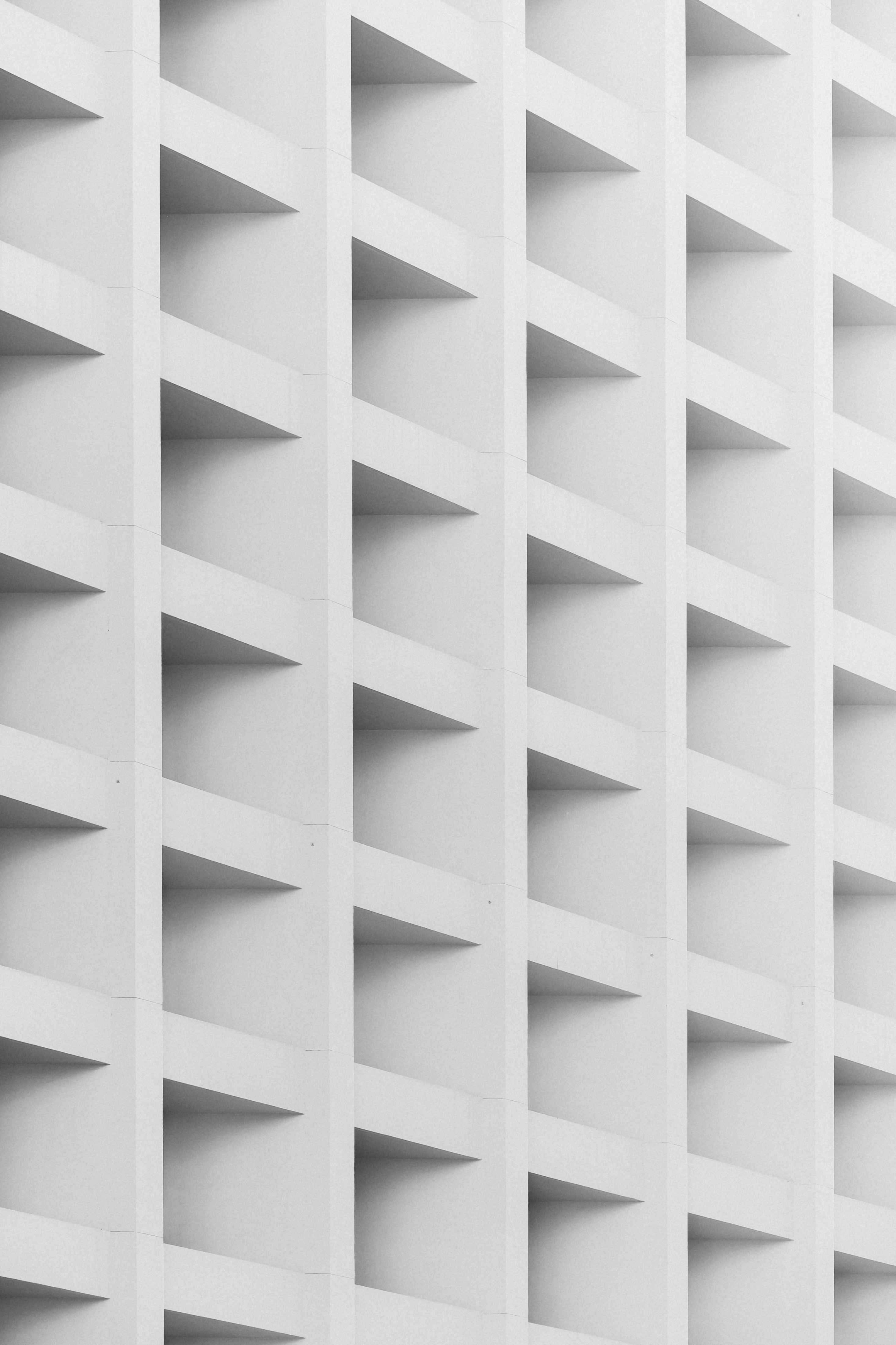 Arquitectura minimalista - interior y estructura