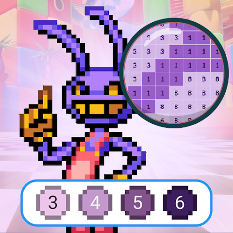 Amazing Circus Pixel Coloring